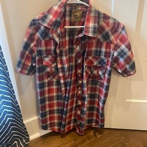 short sleeve casual button up